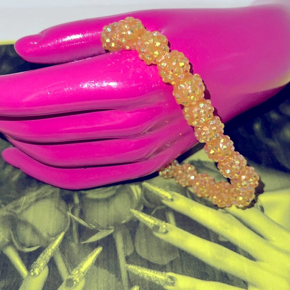 Look Beautiful Elegant Sparkling yellow Bracelet